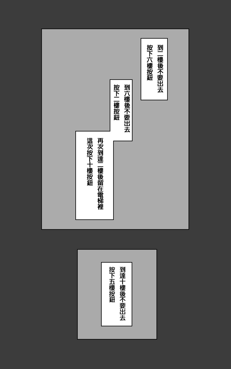 恐怖漫画《通往另一个世界的游戏》 都市传说之女来造访