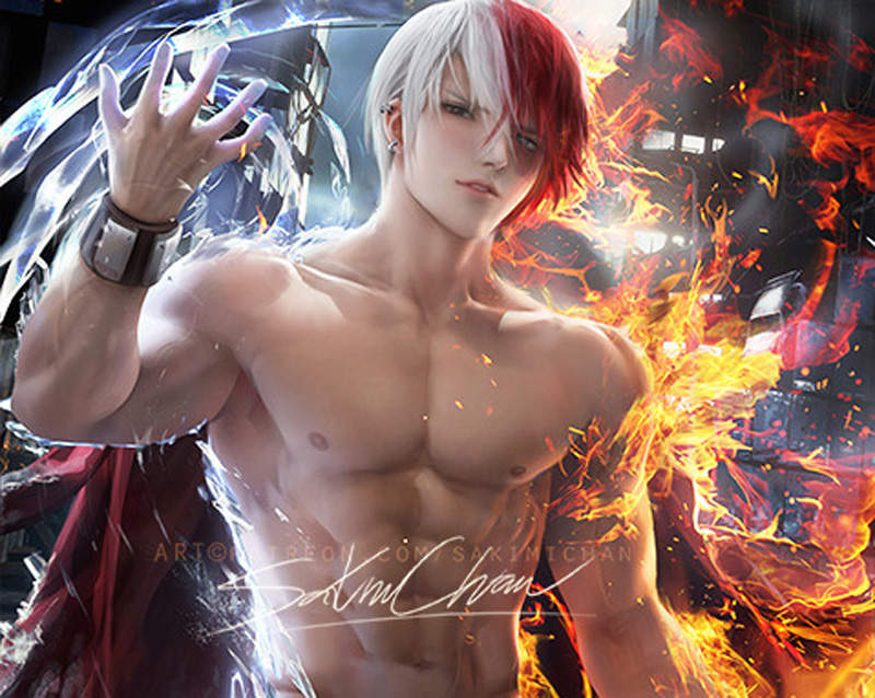 《我的英雄学院剧场版：2人的英雄》腐味插图新图 角色画风成熟又性感