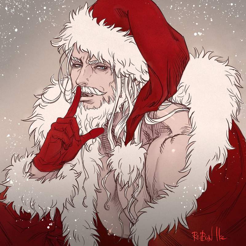 BL漫画版圣诞老人 漫画家池玲文笔下圣诞老公公超性感