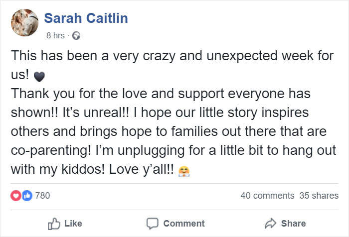 前夫与现任都很爱女儿 未婚夫爱的感言感动网友