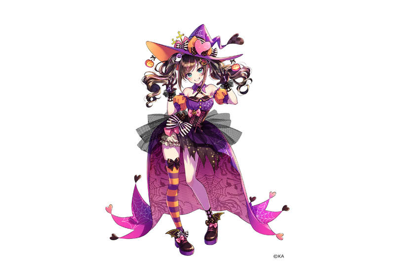 虚拟偶像的万圣节装扮 二次美女绊爱魅力无限