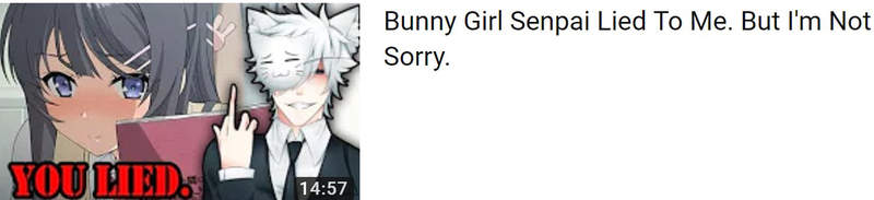 沟口凯吉《青春猪头少年不会梦到兔女郎学姐》被批粪作 知名动画评论家承认误会了