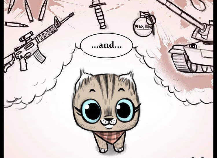 动物漫画《退役军犬与小猫咪》最新故事 布鲁托为猫咪操碎了心