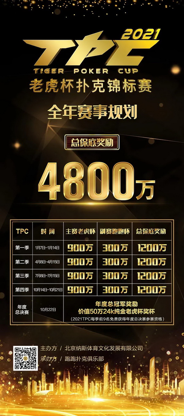 首个5000万系列赛事,2021TPC老虎杯第一季即将开战!