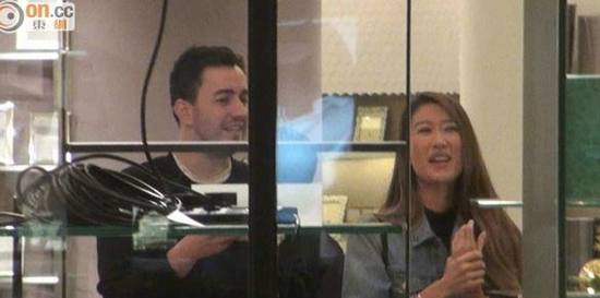 谢婷婷外籍新欢疑曝光 帅气似英国男星