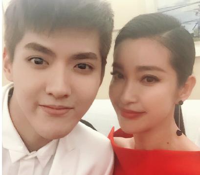 李冰冰与吴亦凡合影 被封“红玫瑰与白玫瑰”