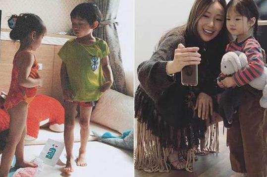 2岁Lucy连体泳装照曝光 双腿笔直修长似翻版隋棠