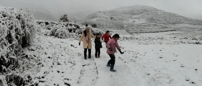 一个多月连续低温下雪，水管结冰，学校断水