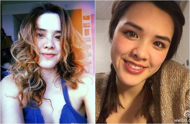 钟丽缇20岁混血女儿曝近照 低胸装配卷发性感俏皮