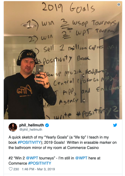 Phil Hellmuth给出2019个人奋斗目标：今年夏天计划赢获3条金手链