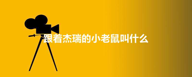 跟着杰瑞的小老鼠叫什么