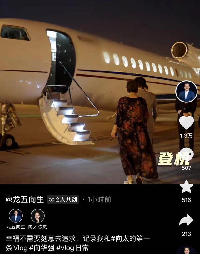向太夫妇乘私人飞机回国，曝郭碧婷儿子正脸，一家人或定居杭州