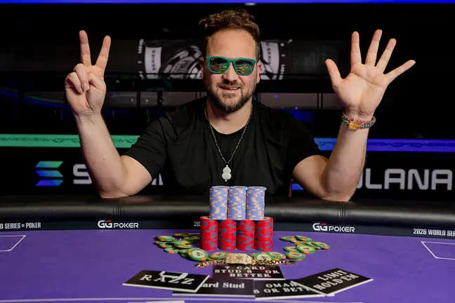 【EV扑克】2026WSOP | 10K H.O.R.S.E.赛朱跃奇获第29名,3K六人桌DannyTang第38名